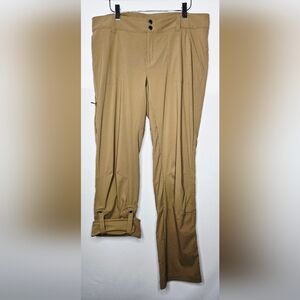 Women's Columbia Tan Omni-Shield Advanced Repellency Convertible Pants Size 12 R